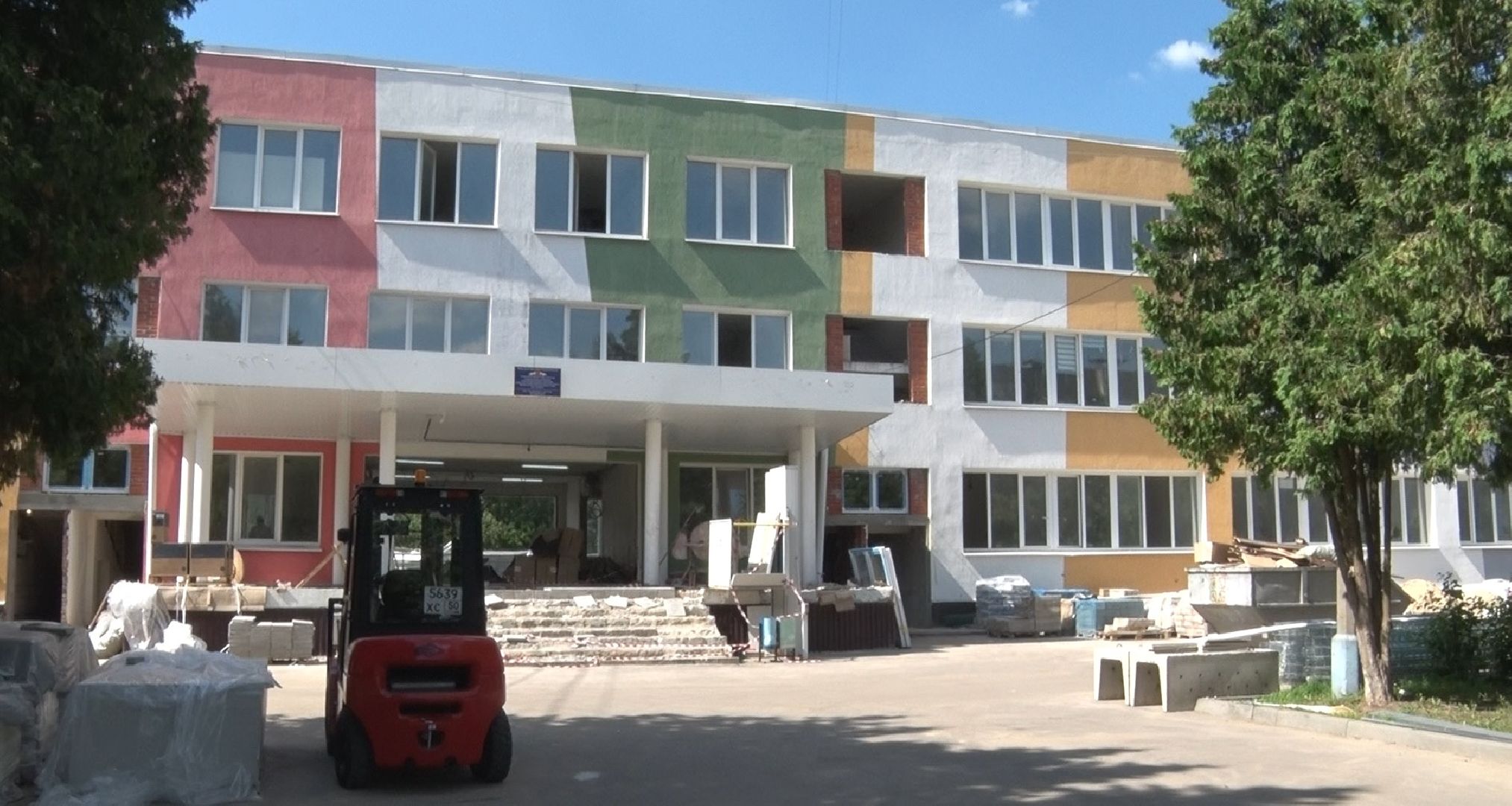 ремонт школы, Домодедово