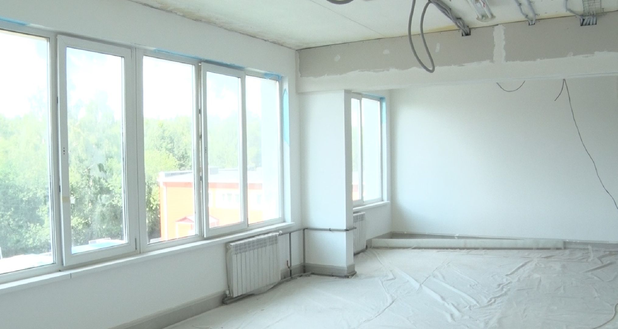 ремонт школы, Домодедово