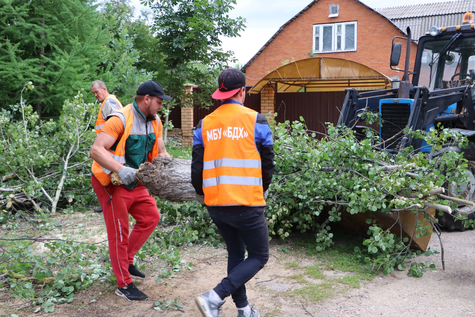Серебряные Пруды, ликвидация непогоды