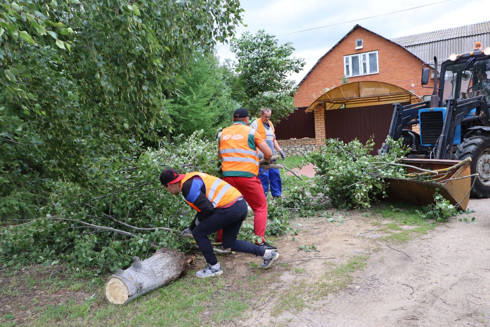 Серебряные Пруды, ликвидация непогоды