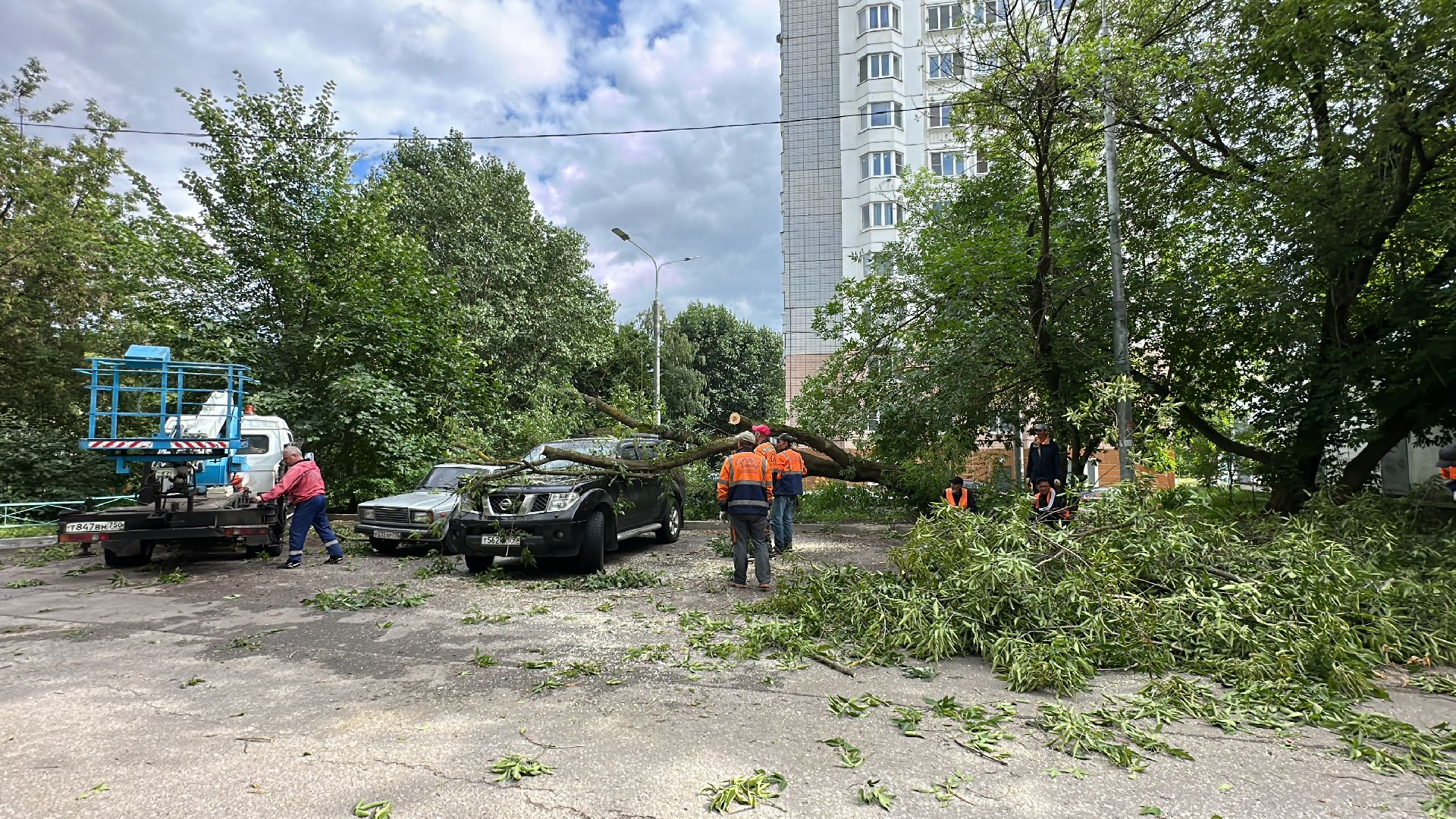 Одинцово, Авария, Благоустройство, Ураган