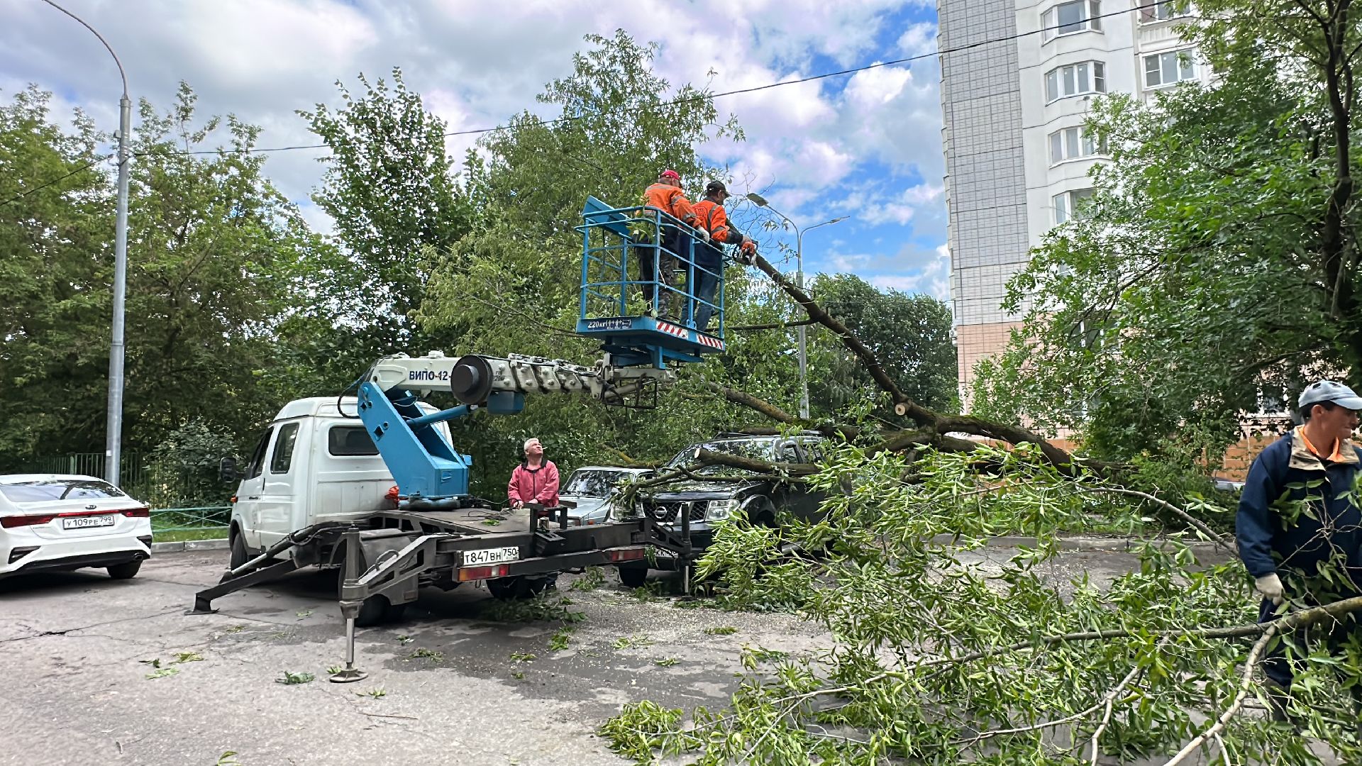 Одинцово, Авария, Благоустройство, Ураган