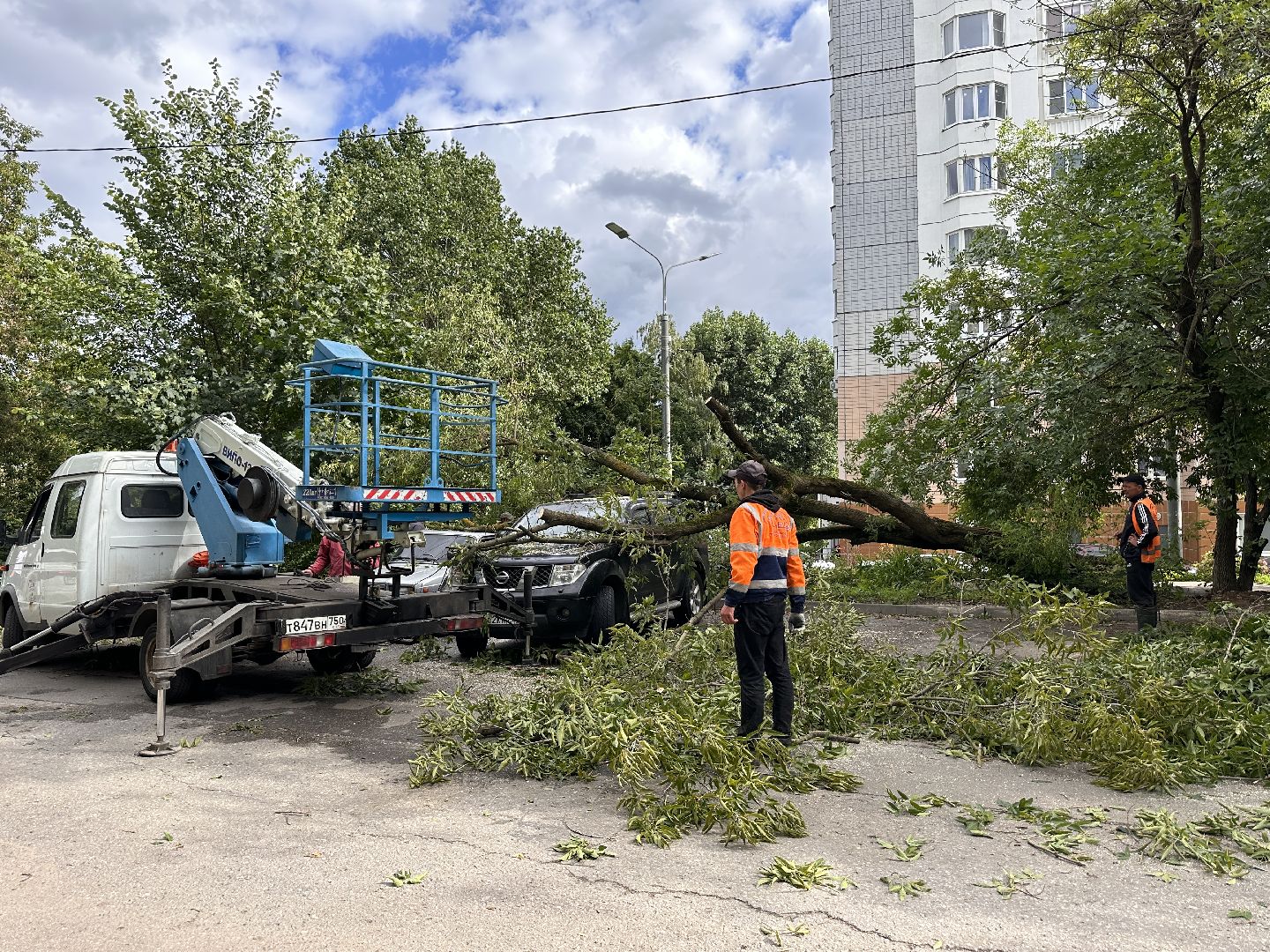 Одинцово, Авария, Благоустройство, Ураган