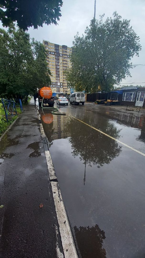 Непогода, дожди, коммунальные службы, Старая Купавна, Богородский городской округ