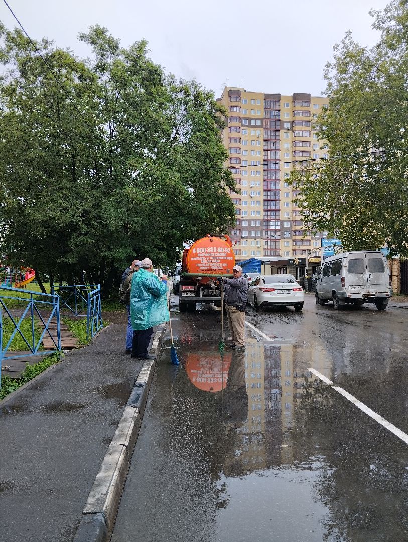 Непогода, дожди, коммунальные службы, Старая Купавна, Богородский городской округ