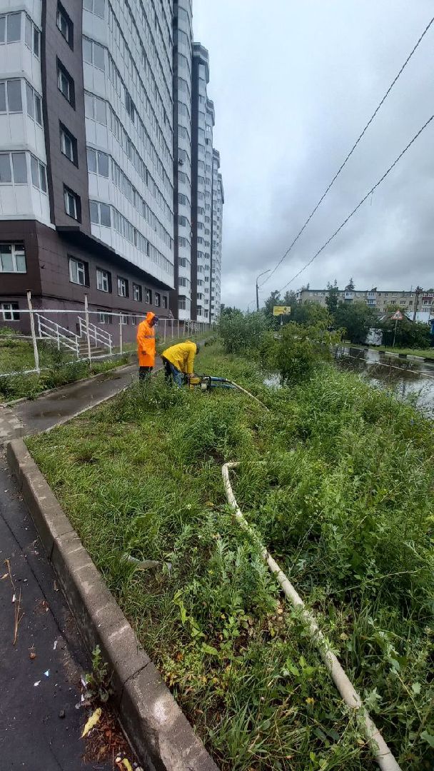 Непогода, дожди, коммунальные службы, Старая Купавна, Богородский городской округ