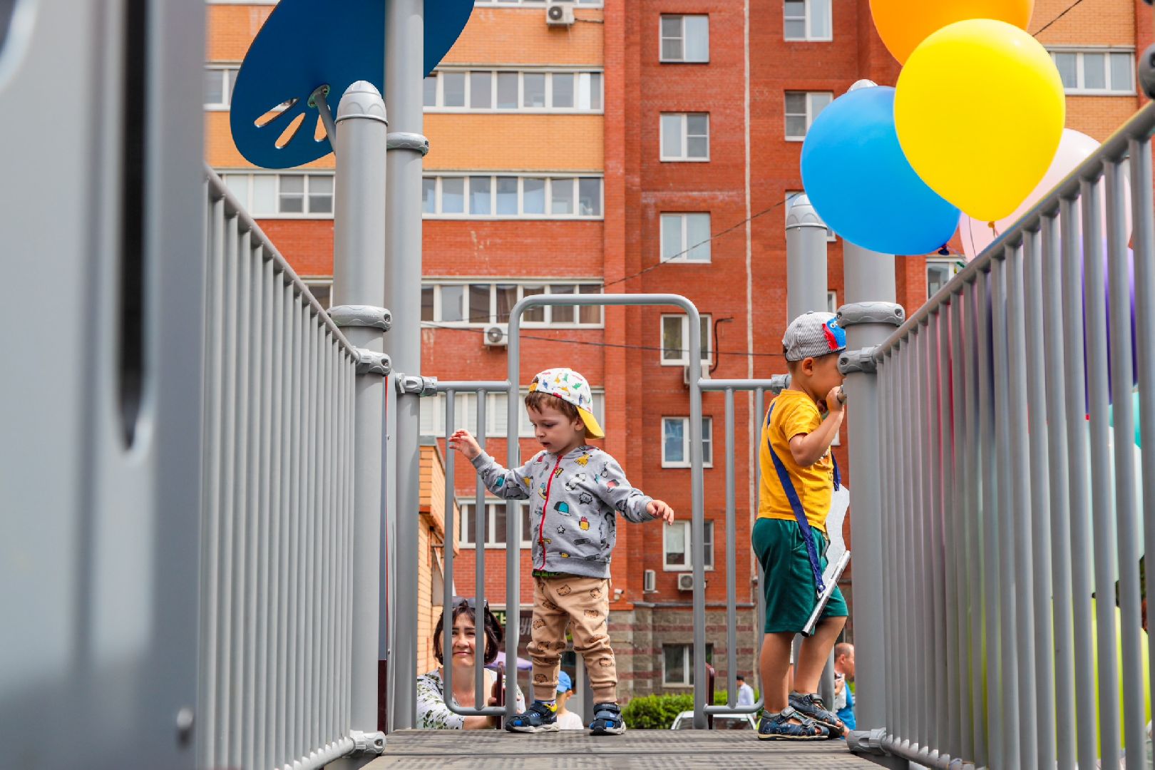 Домодедово, детская площадка, игровые элементы, губернаторская площадка, дети, комфортная среда