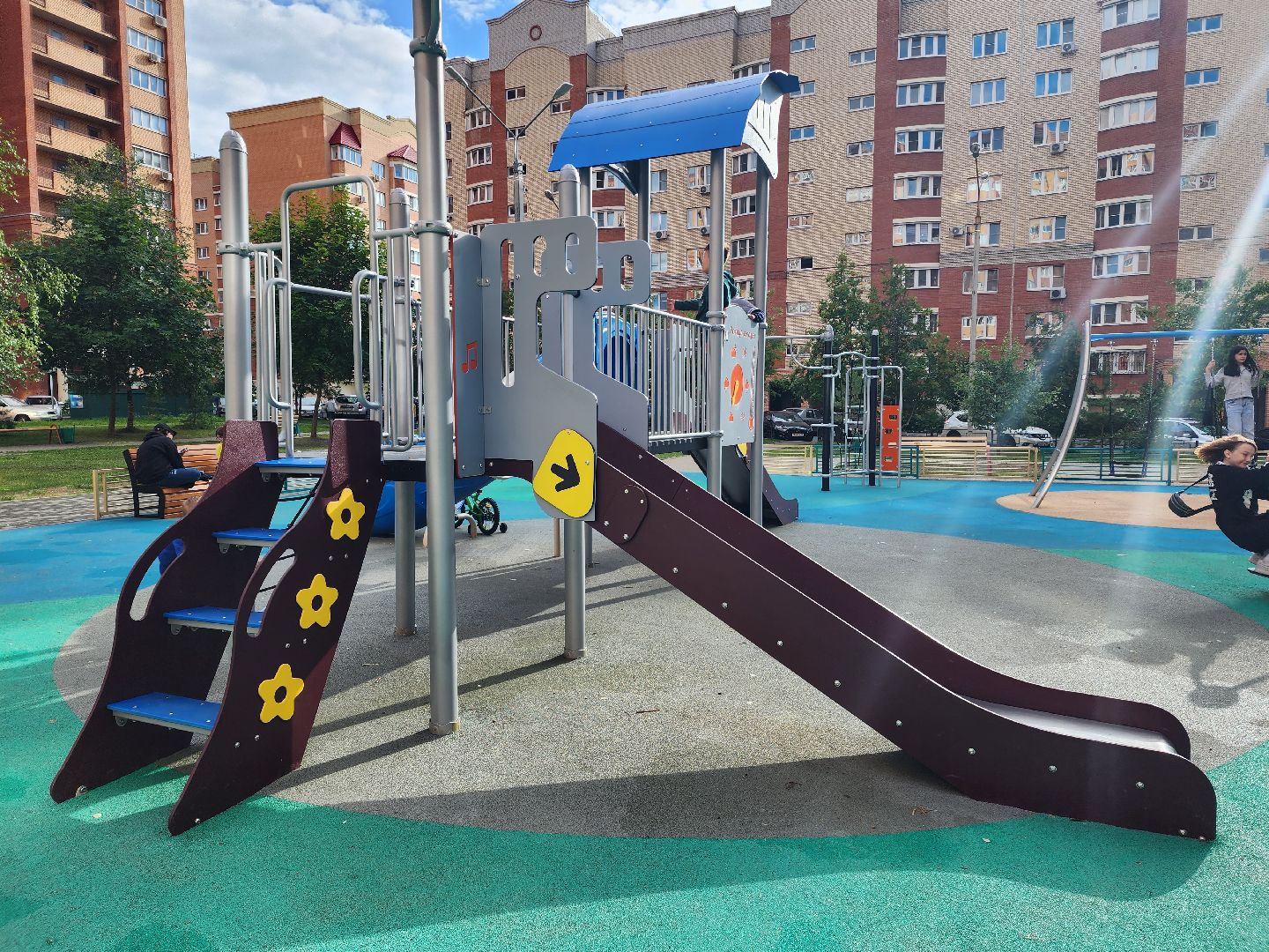 Домодедово, детская площадка, игровые элементы, губернаторская площадка, дети, комфортная среда