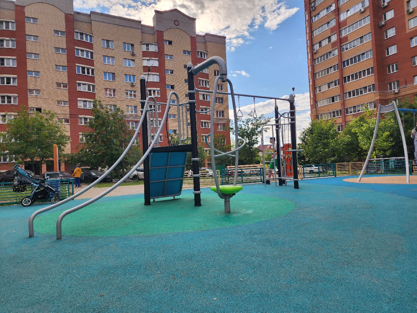 Домодедово, детская площадка, игровые элементы, губернаторская площадка, дети, комфортная среда