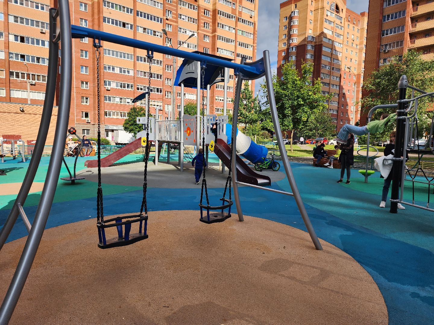 Домодедово, детская площадка, игровые элементы, губернаторская площадка, дети, комфортная среда