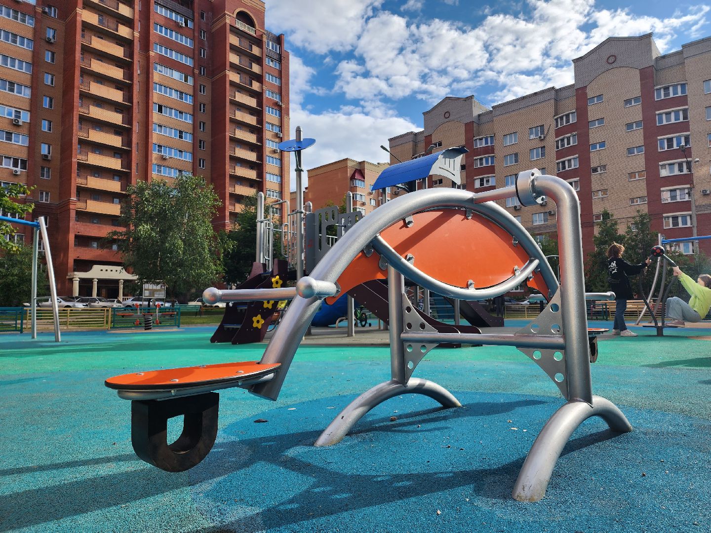 Домодедово, детская площадка, игровые элементы, губернаторская площадка, дети, комфортная среда