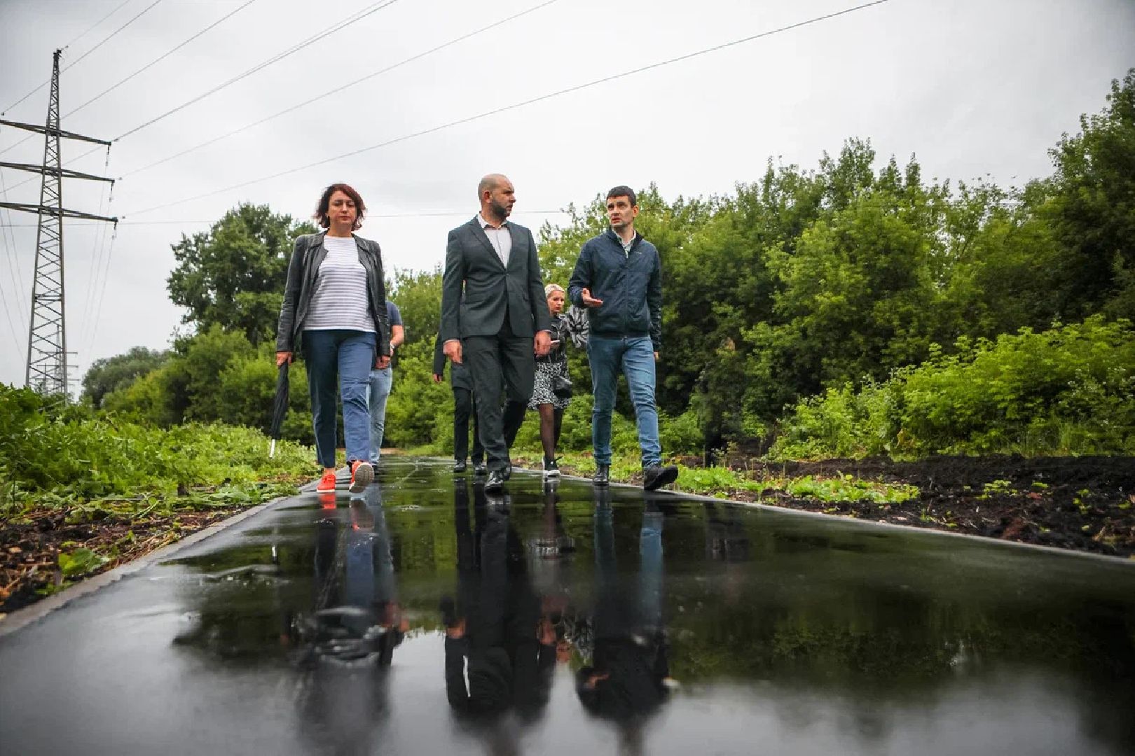 Народная тропа, благоустройство, тротуар, асфальт, Заголовацкий, губернатор, Орехово-Зуево