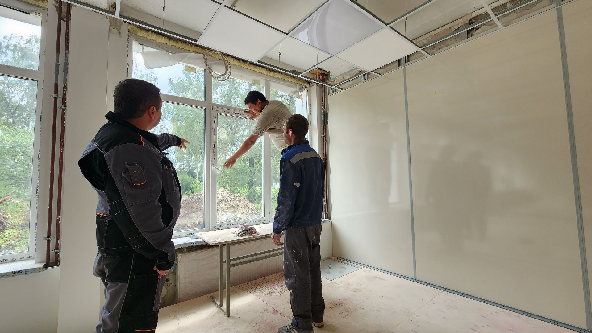 Пушкинский округ, Красноармейск, ремонт школы