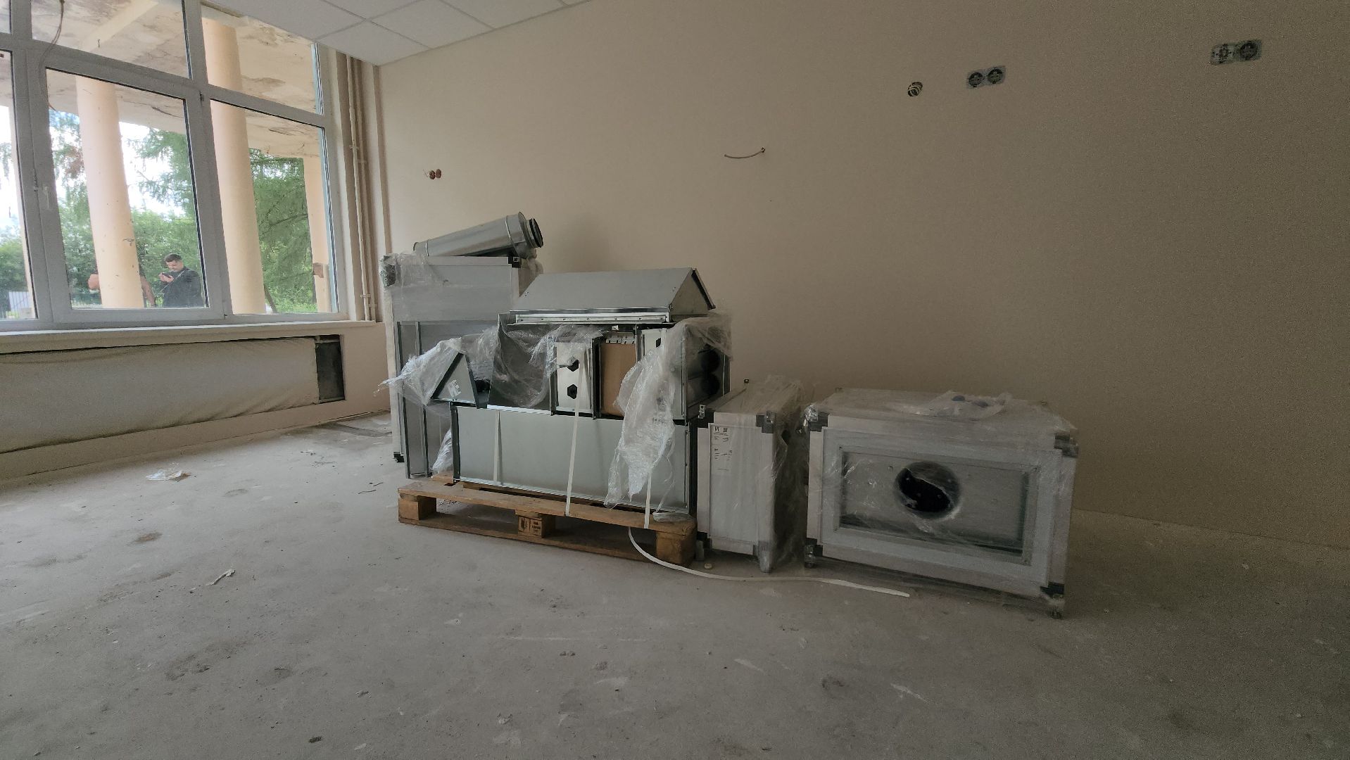 Пушкинский округ, Красноармейск, ремонт школы