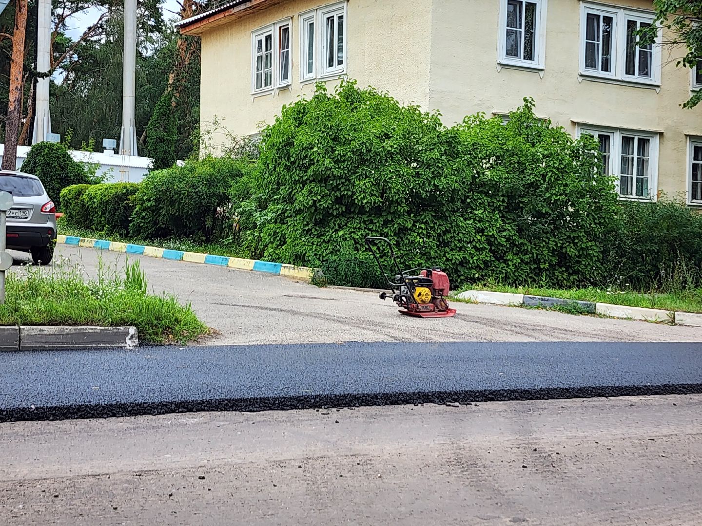 дороги, строительство дорог, серпухов, асфальт, асфальтирование дорог, улица октябрьская, улица бригадная,