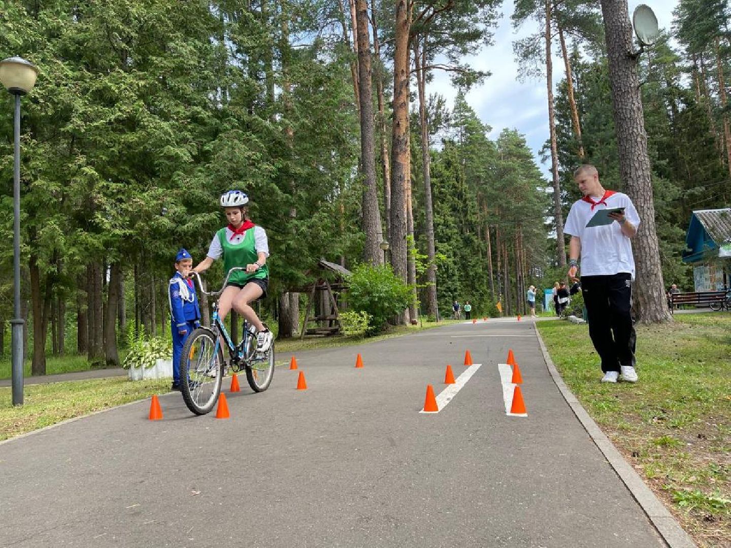 Детская безопасность, дети, лагерь, лето, Госавтоинспекция, Дубна