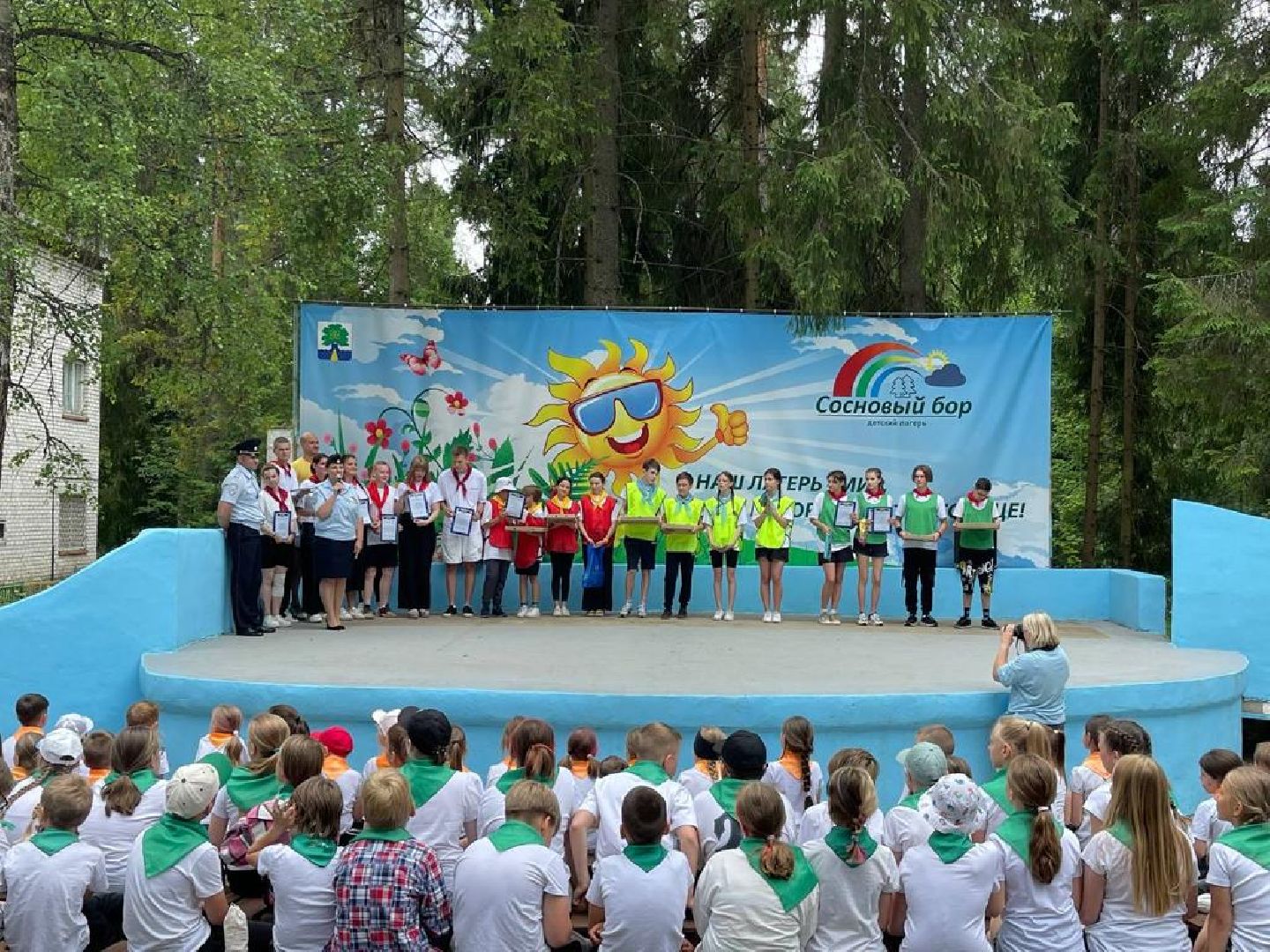 Детская безопасность, дети, лагерь, лето, Госавтоинспекция, Дубна