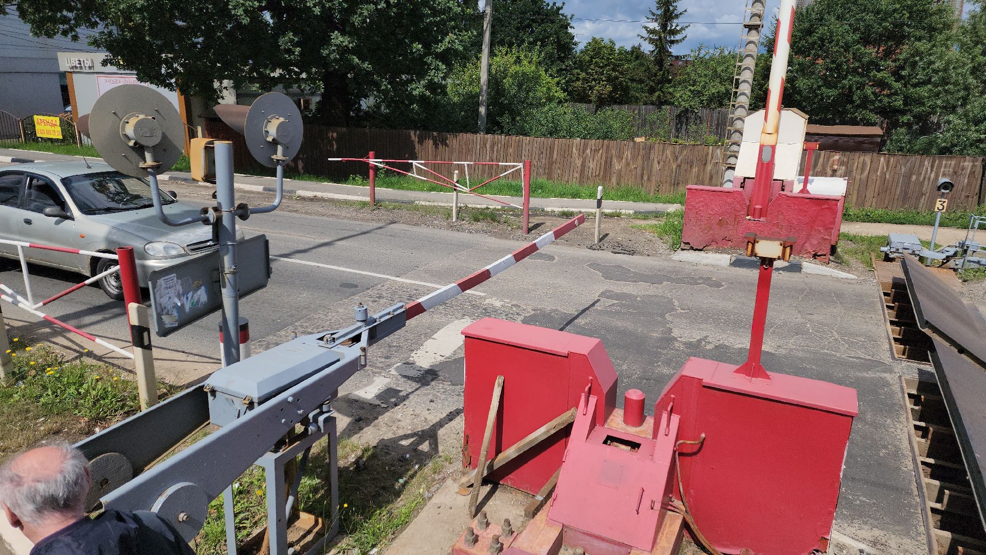 Перхушково, железная дорога, переезд, авария, ремонт,