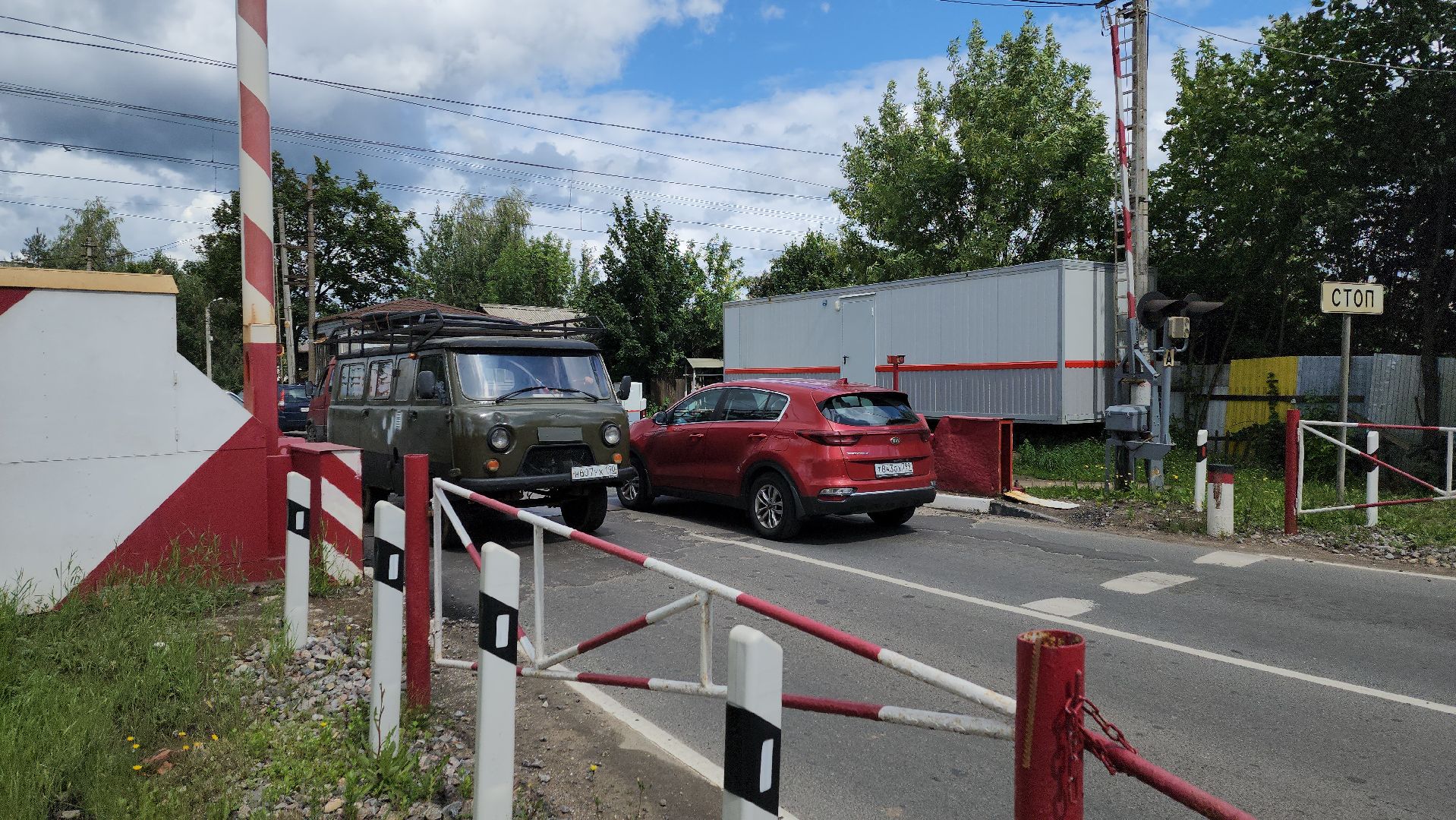 Перхушково, железная дорога, переезд, авария, ремонт,