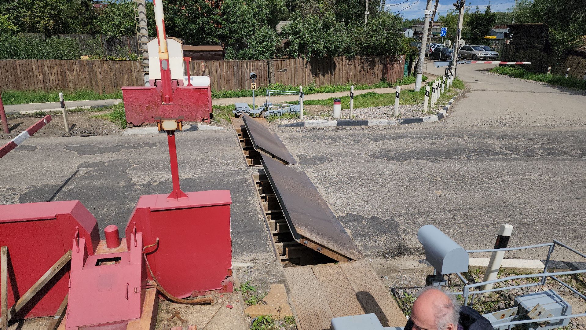 Перхушково, железная дорога, переезд, авария, ремонт,