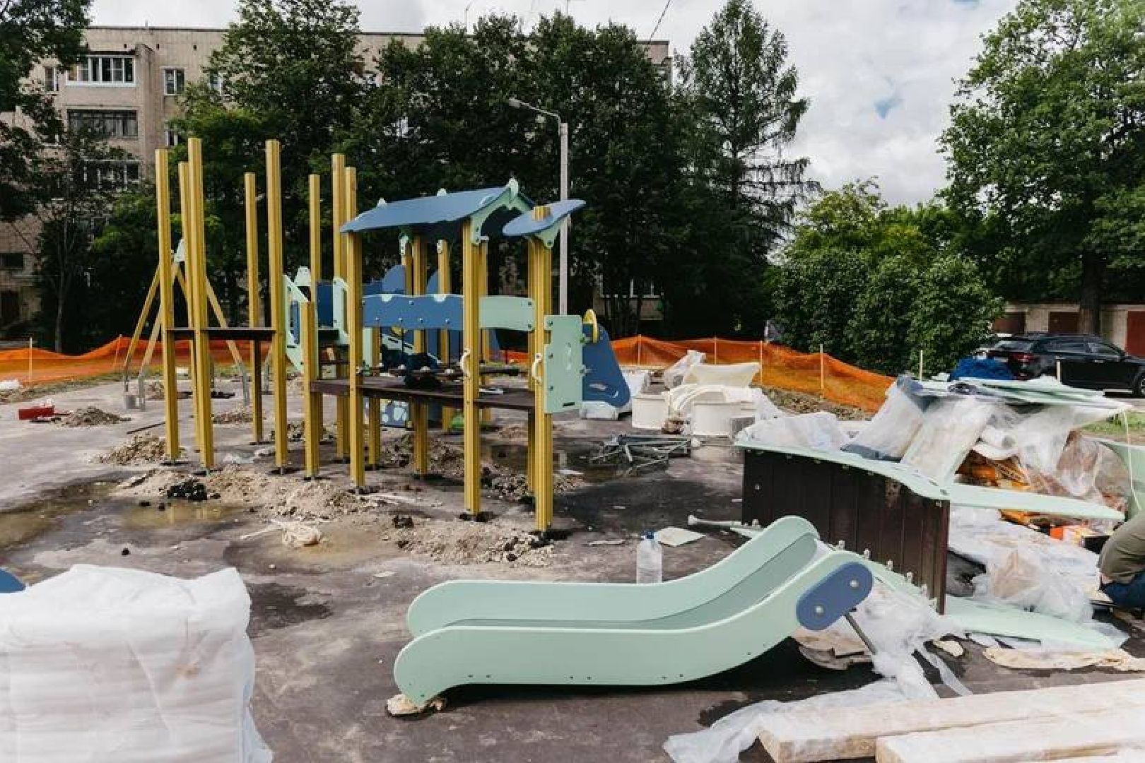 Чехов, благоустройство, детская площадка, дети, губернатор