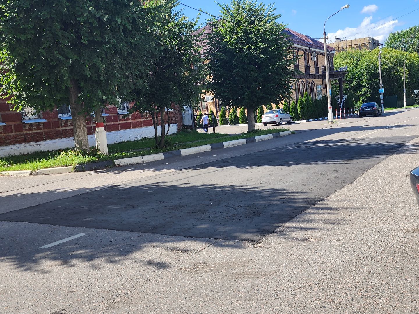 Павловский Посад, городской округ Павловский Посад, дорога, люди, ремонт, благоустройство, асфальт