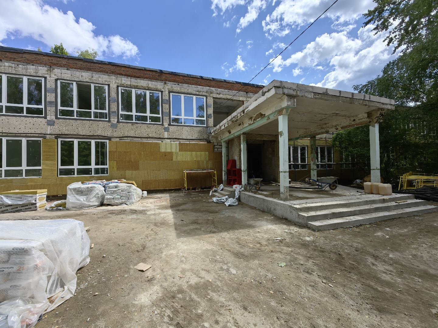 Капитальный ремонт, школа, пищеблок, благоустройство