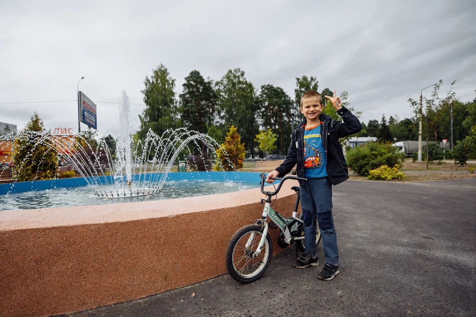 Благоустройство, сквер, Ликино-Дулево, Орехово-Зуево, фонтан