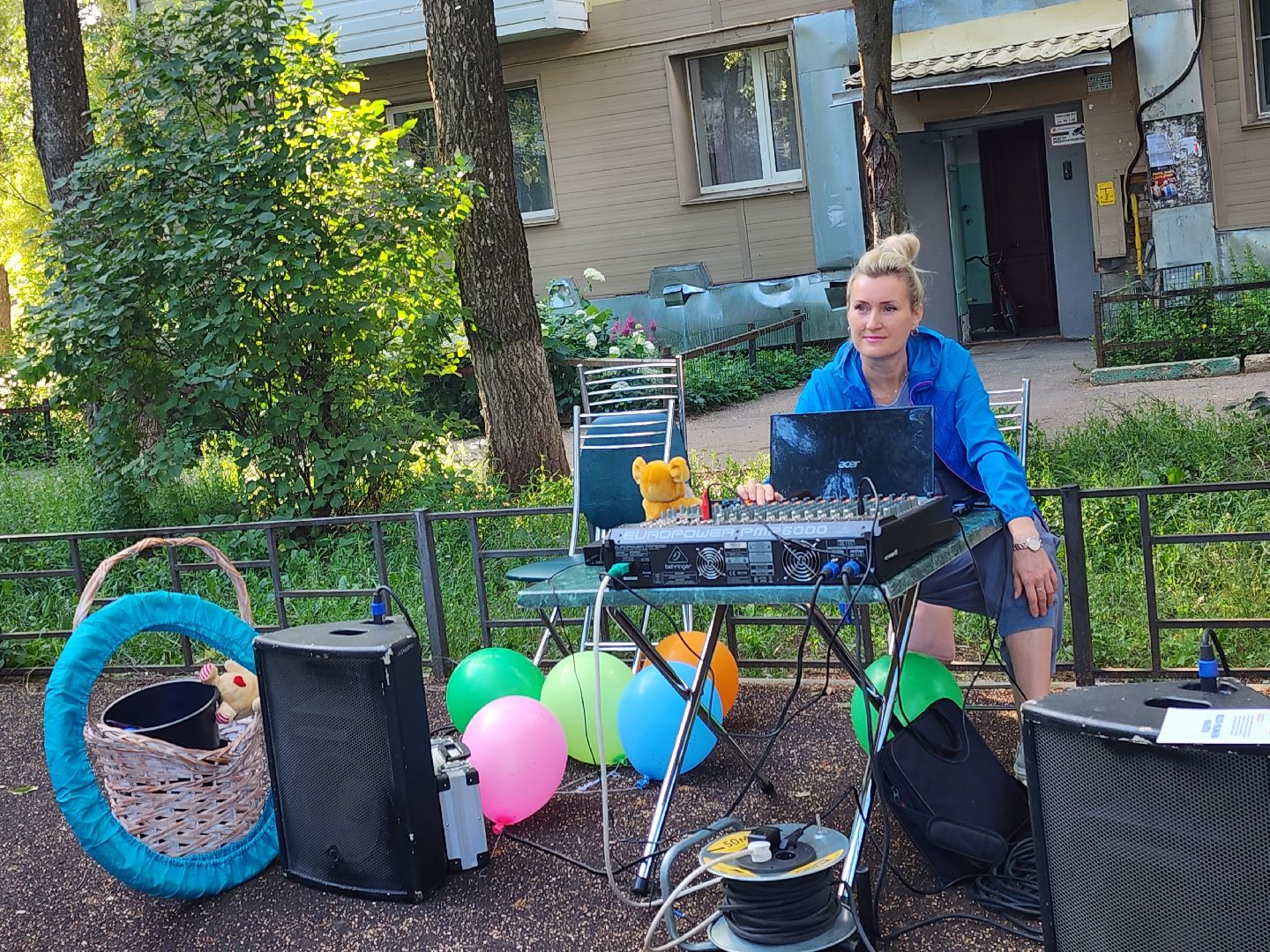 Звенигород, благоустройство, праздник двора