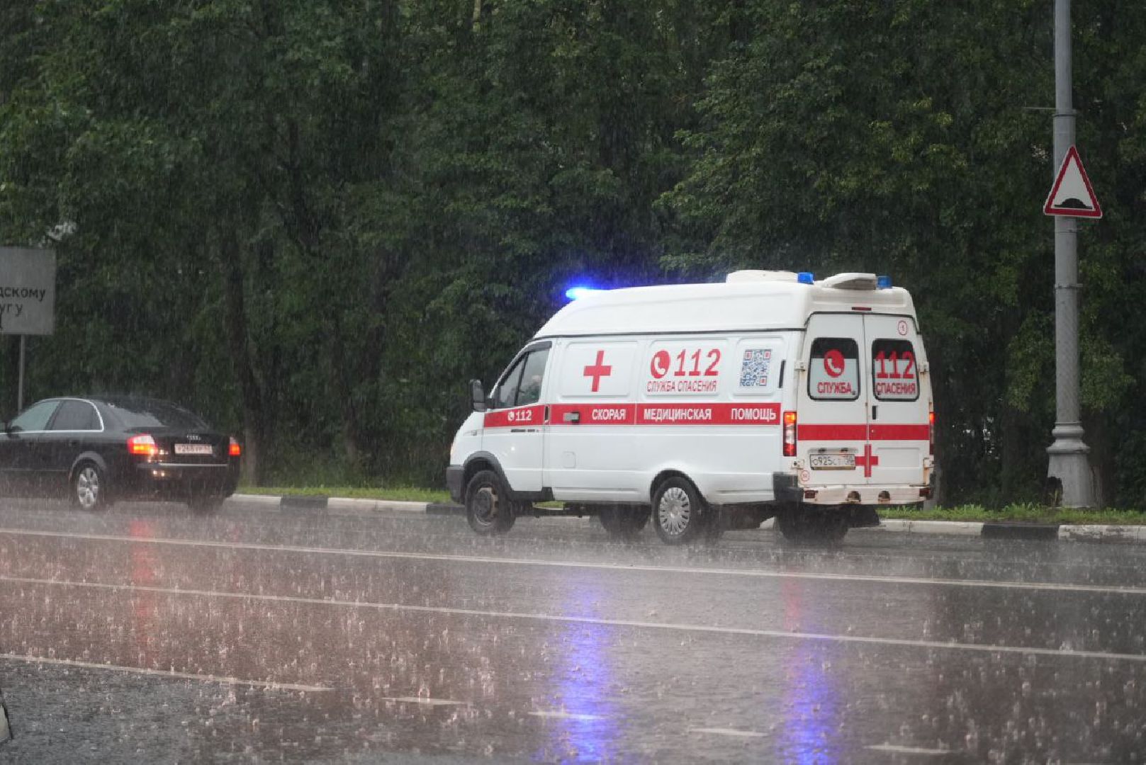 Сергиево-Посадский городской округ, Сергиев Посад, Непогода, Дождь, Ливень, Коммунальные службы
