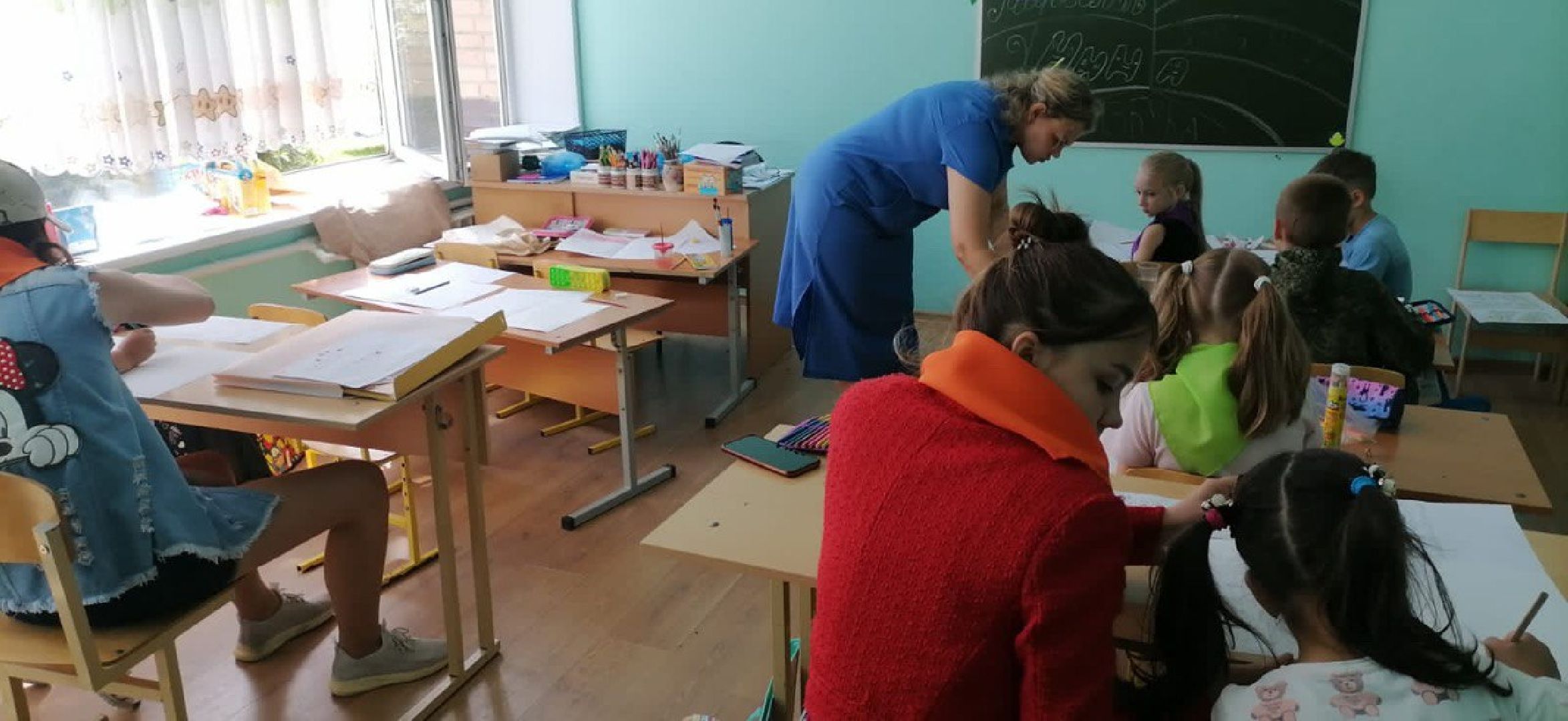 Чехов, занятия, каллиграфия, дети, лето, каникулы, дом культуры