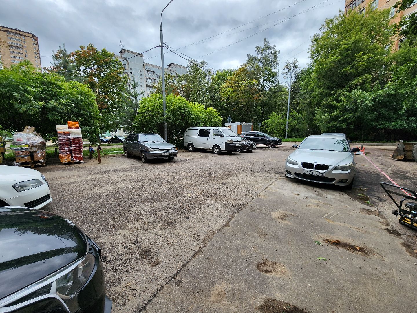 Одинцово, двор, благоустройство, ремонт, тротуар, асфальт, бордюр,