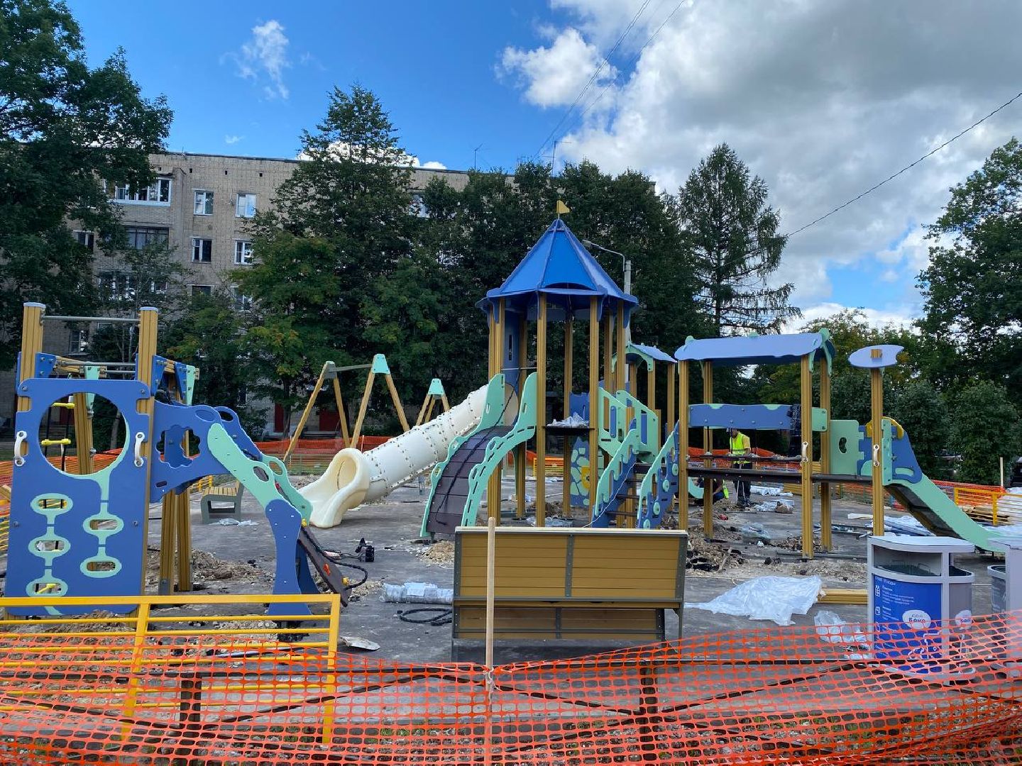 Чехов, благоустройство, детская площадка, пешеходная дорожка, модернизация