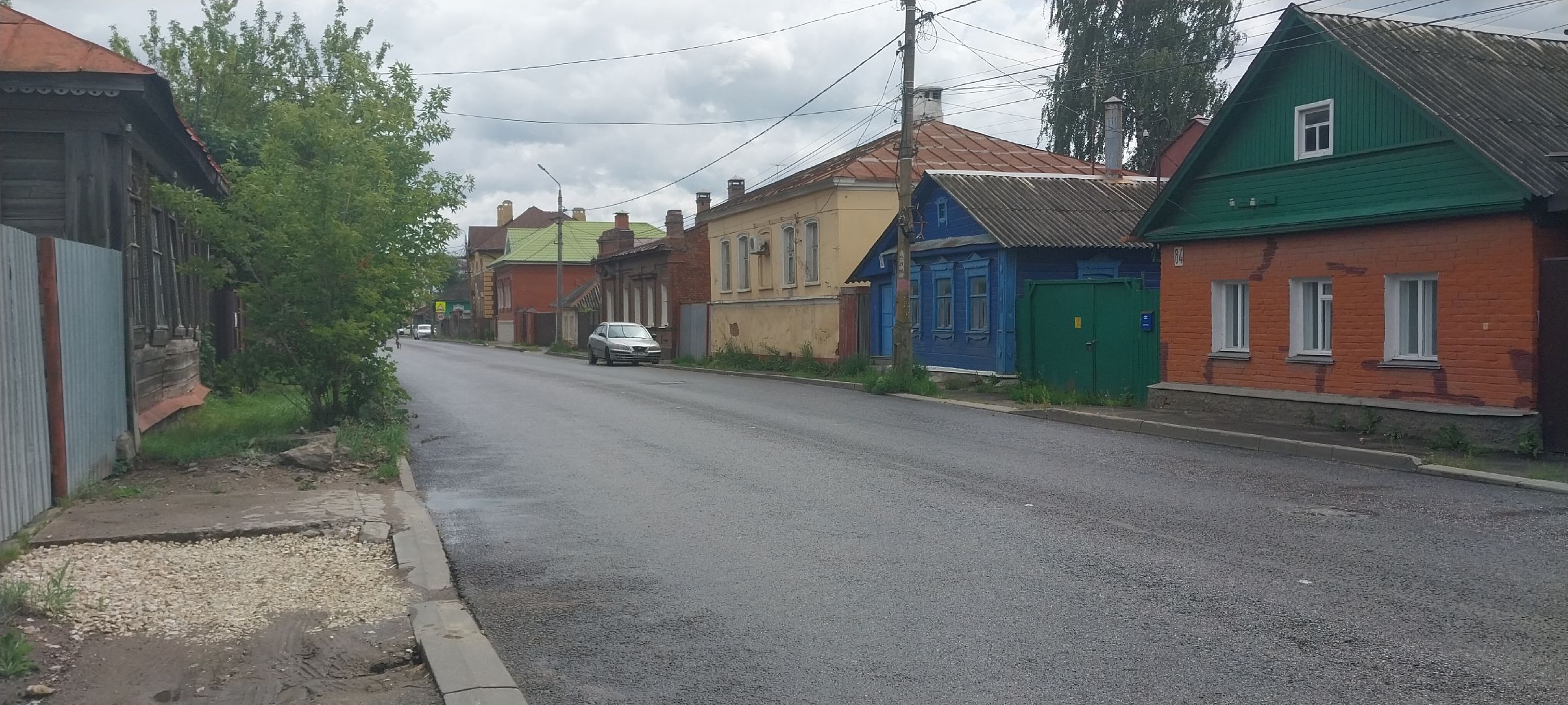 Коломна, дороги, разметка