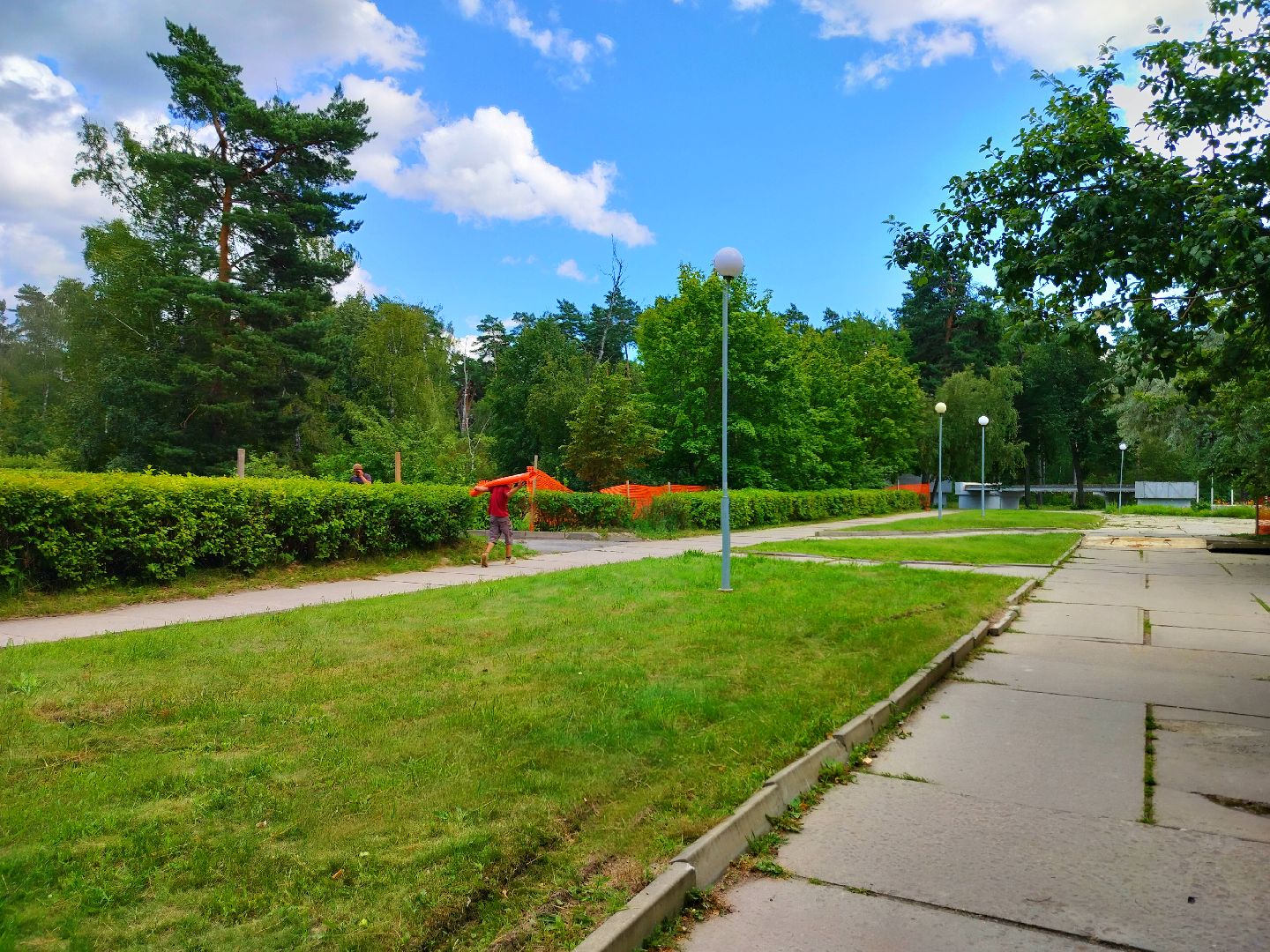 Лесной бульвар, Протвино, реконструкция, строительство, пешеходная зона