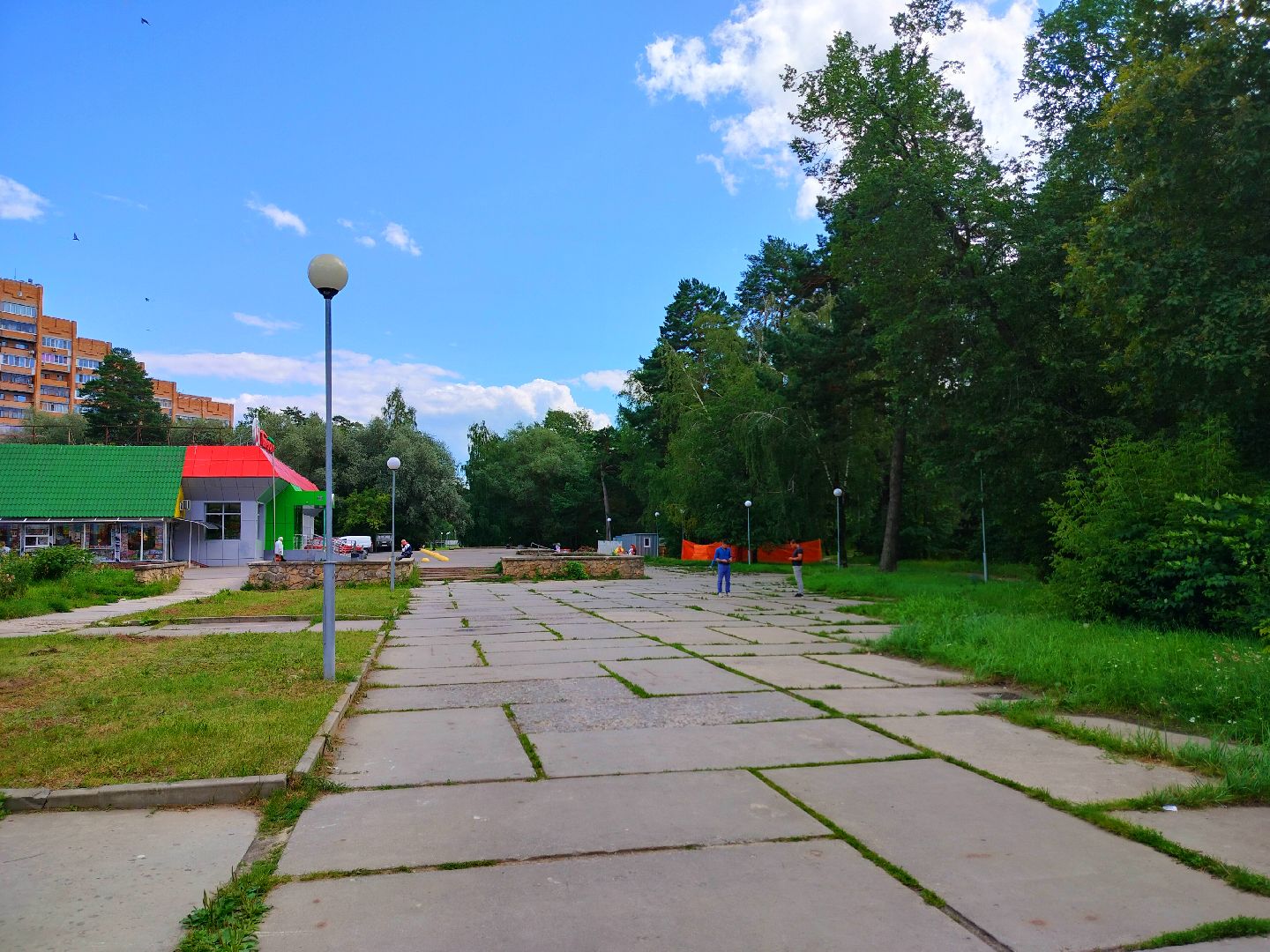 Лесной бульвар, Протвино, реконструкция, строительство, пешеходная зона