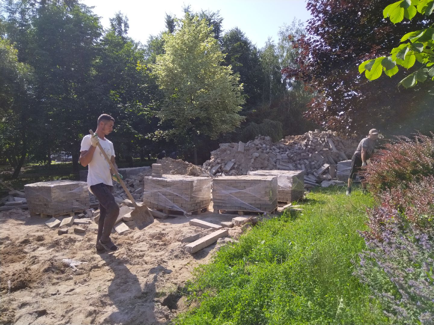 Парк ветеранов, Мытищи, благоустройство