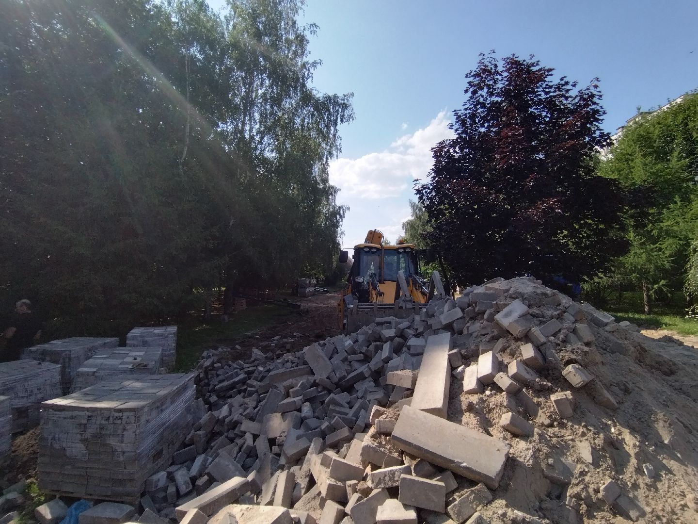 Парк ветеранов, Мытищи, благоустройство