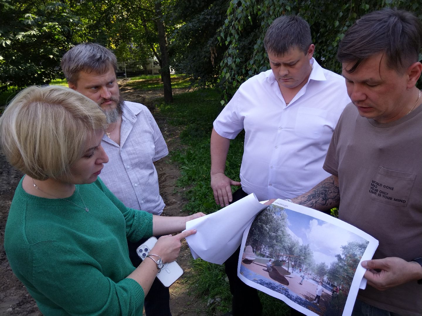 Парк ветеранов, Мытищи, благоустройство