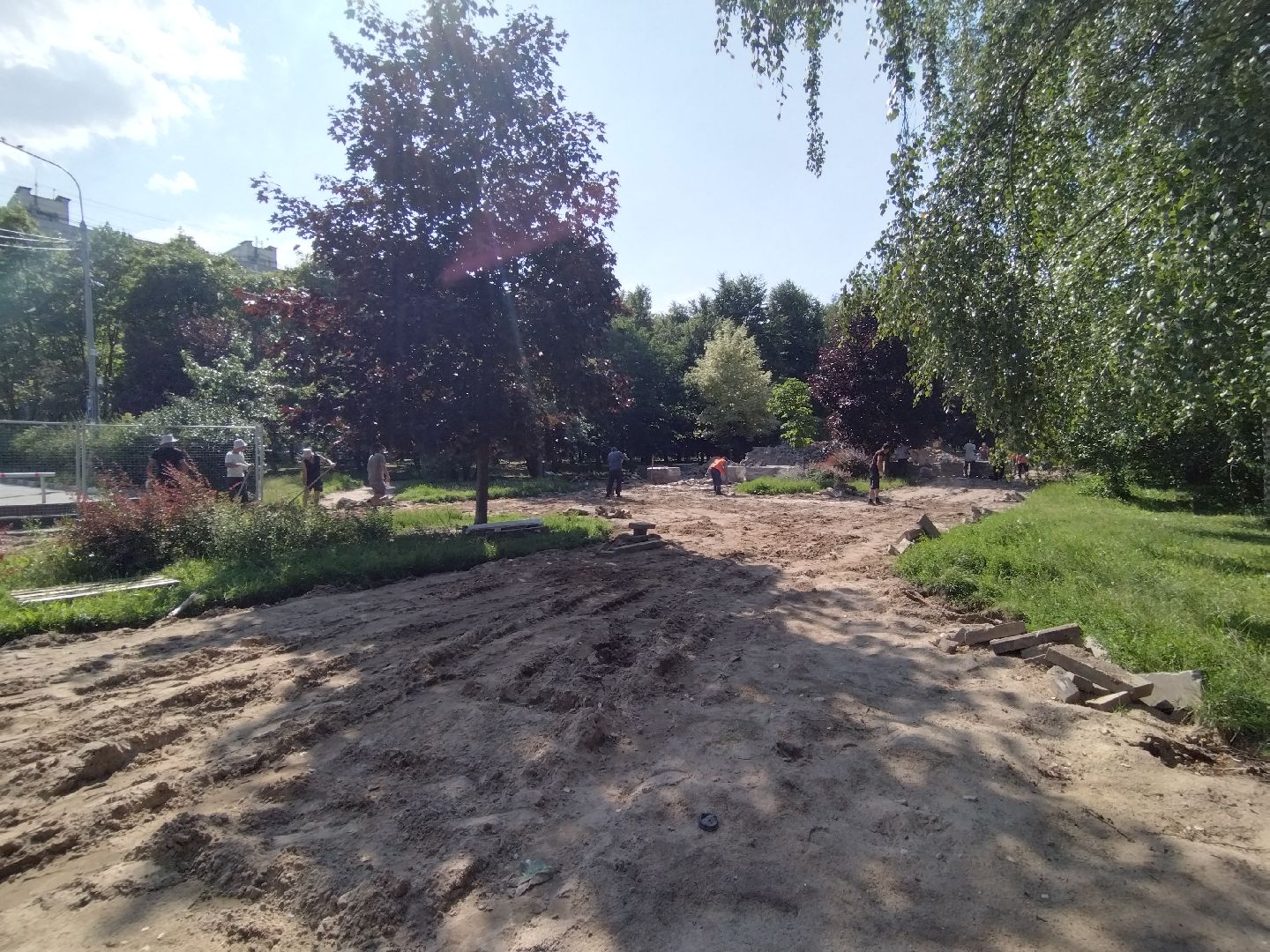 Парк ветеранов, Мытищи, благоустройство