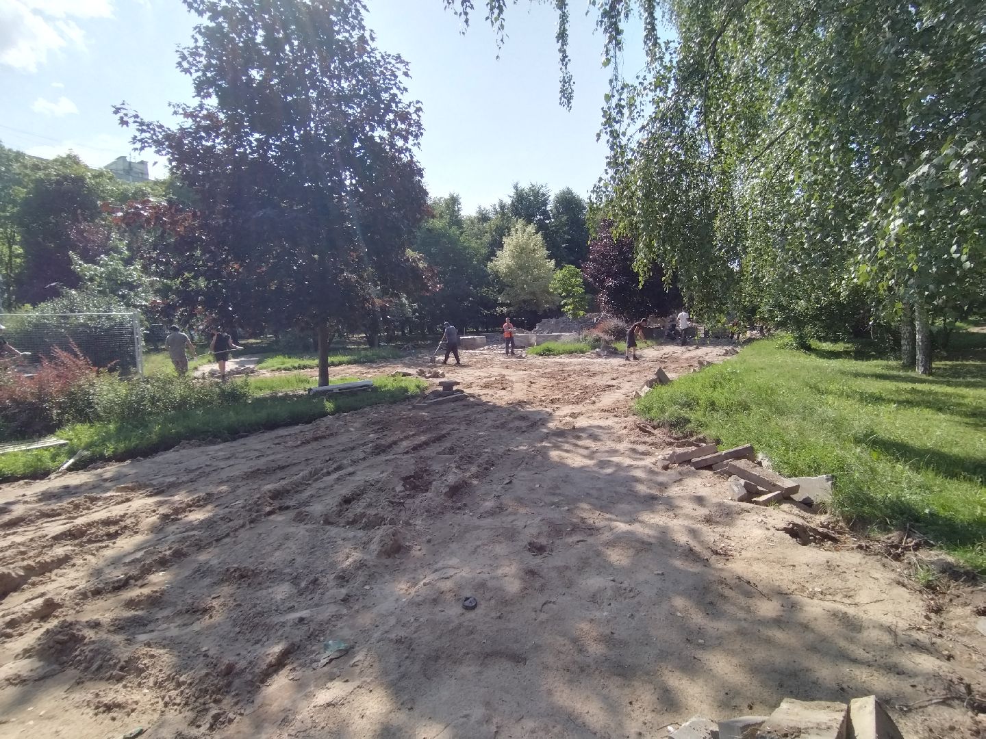 Парк ветеранов, Мытищи, благоустройство