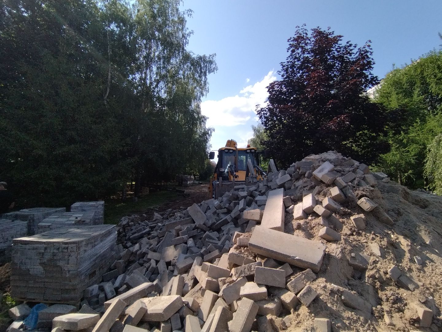 Парк ветеранов, Мытищи, благоустройство