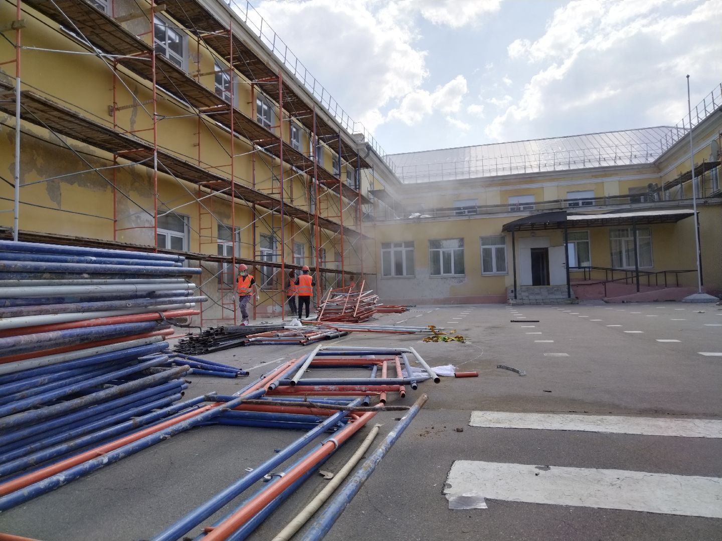 Школа 8, Мытищи, капитальный ремонт