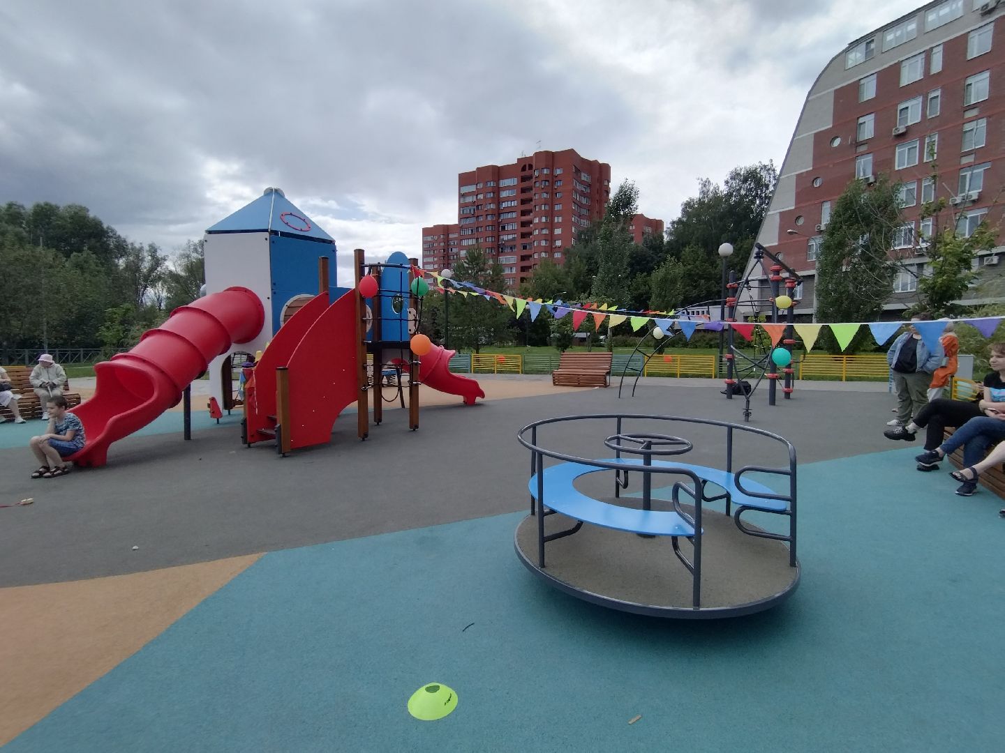 Детская площадка, Мытищи, губернаторская программа