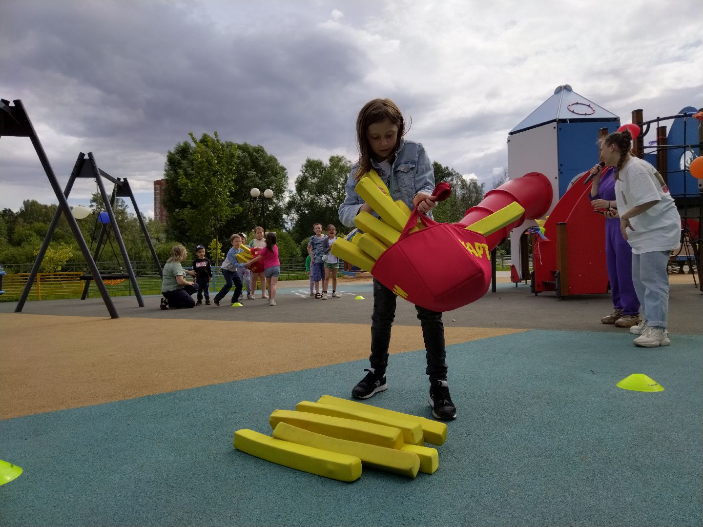 Детская площадка, Мытищи, губернаторская программа