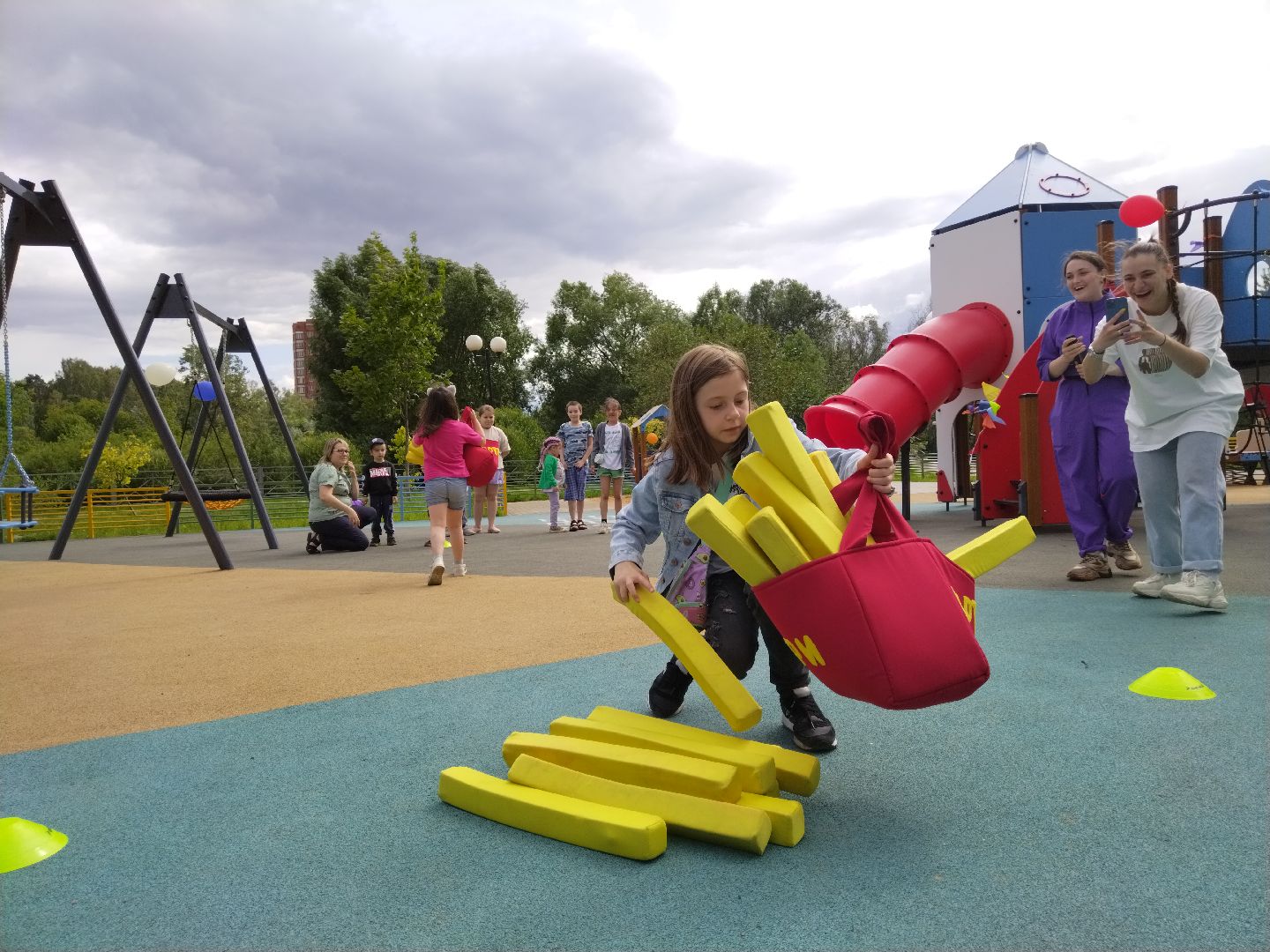 Детская площадка, Мытищи, губернаторская программа
