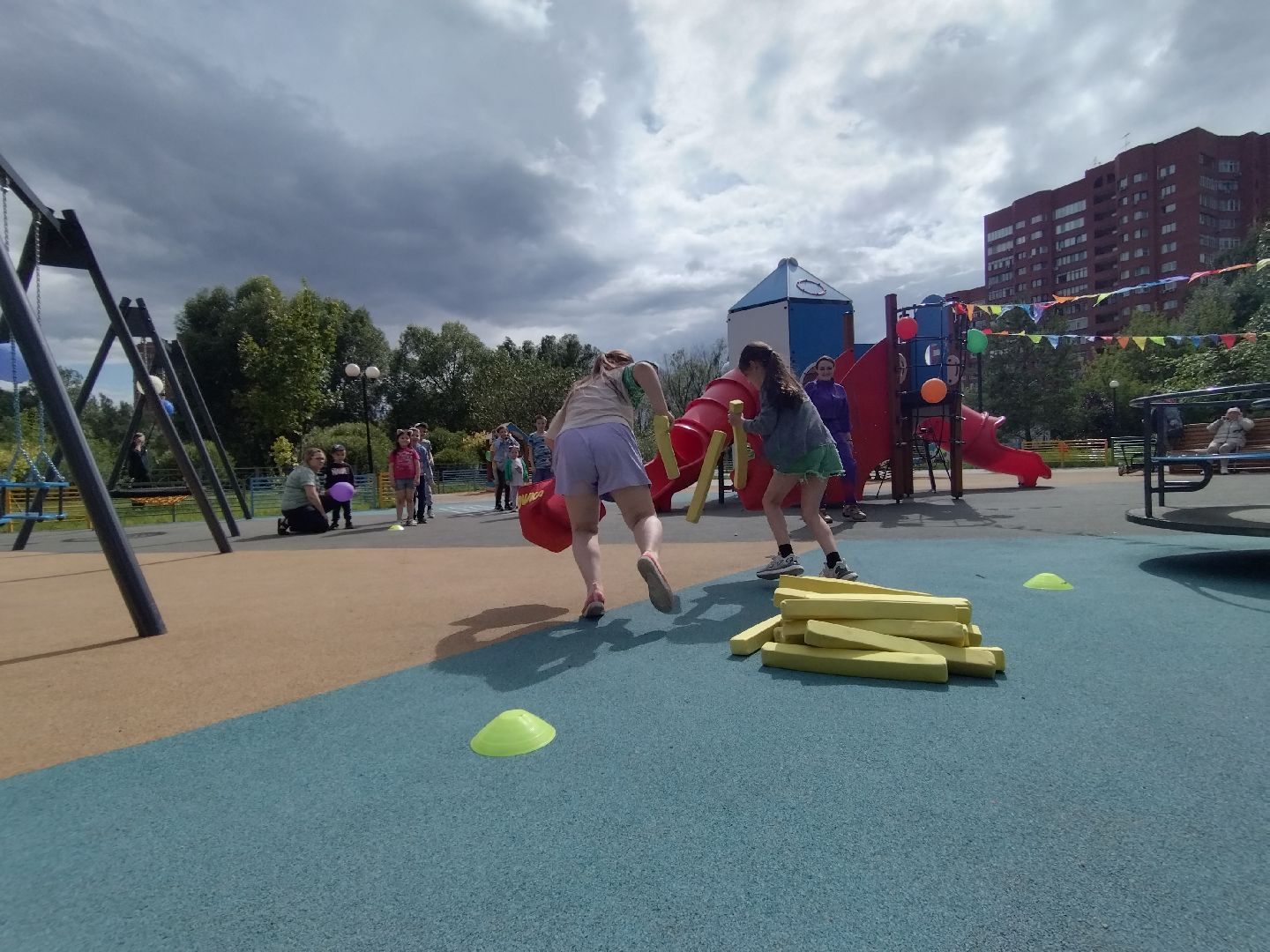 Детская площадка, Мытищи, губернаторская программа