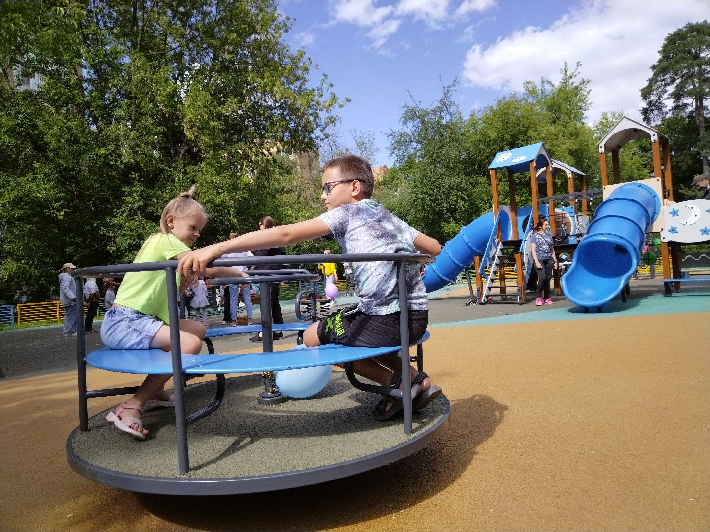 Детская площадка, губернаторская программа, Мытищи