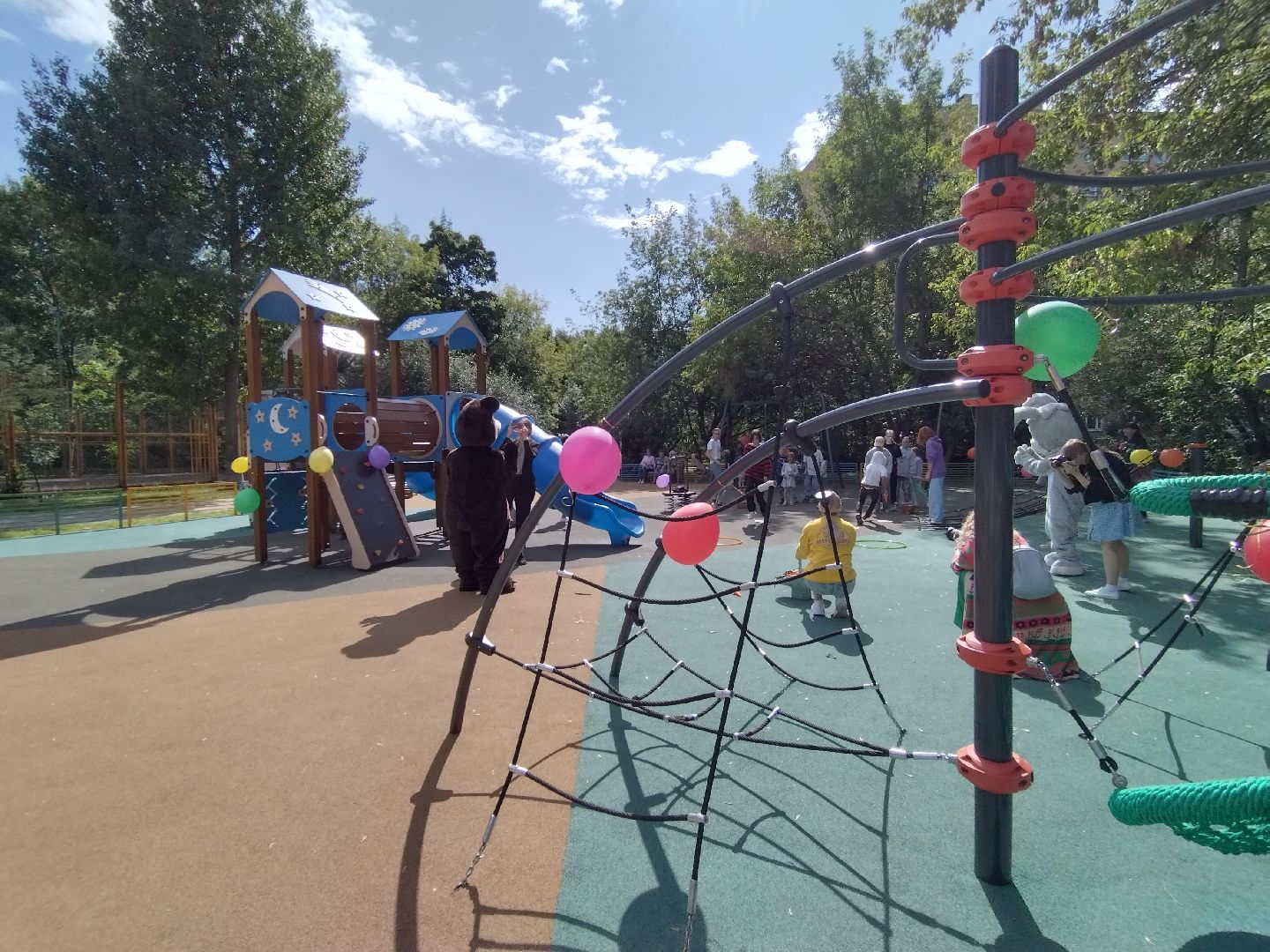 Детская площадка, губернаторская программа, Мытищи