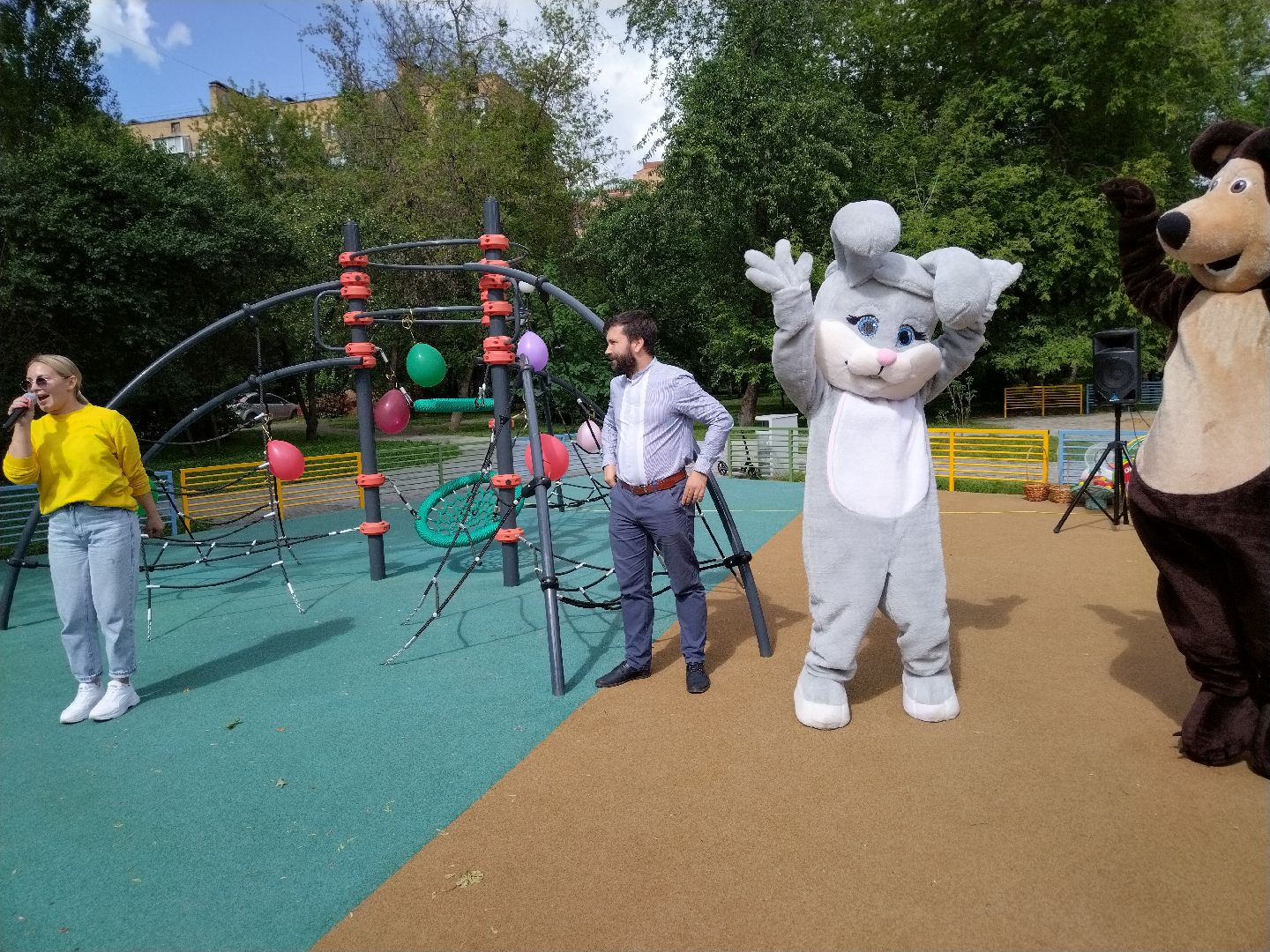 Детская площадка, губернаторская программа, Мытищи